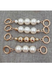 Pearl Bag Chain Strap Extender Bag Hanging Chain Pearl Chain for Decoration Girls Bag Accessories Handbag Chain Shoulder Bag Chain