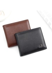 Business Men's Leather Wallets PU Leather for Men Credit ID Card Holder Solid Wallet Pockets Bags carteira portfel cartera hombre