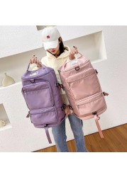 Multifunctional Travel Bag Large Backpack Capactiy Women Shoulder Bags With Independent Shoes Pocket Student School Bags 2021