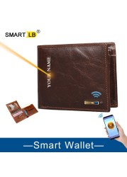 SmartLB الذكية موضة المحفظة لتحديد المواقع مُتعقب بلوتوث هدية لعيد الأب سليم حامل بطاقة الائتمان نقش