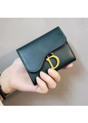 2021 new designer famous brand D style ladies wallet leather card bag all-match temperament women handbag