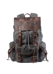 Vintage Backpack Women Canvas Large Capacity Travel Backpack Female Laptop Backpack Waterproof Backpack For Women