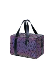 Luminous Geometric Women Travel Bags Canvas Bags Travel Handbag Weekend Bag Large Capacity Women Shoulder Bag 2020