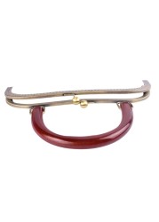 1pc 27cm Retro Style Wallet Frame Handle Antique Bronze Kiss Clasp DIY Bag Buckle Replacement Tool Parts Accessories