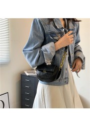 حقائب أنيقة للنساء الكلاسيكية السيدات حقيبة كتف سلاسل رسول حزمة مصمم بولي Leather جلد التمساح Crossbody خمر حزمة