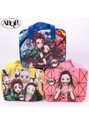 Demon Slayer Devil Blade Cartoon Anime Insulation Bag Kimetsu no Yaiba Tanjirou Nezuko Picnic Lunch Box Meal Bento Hand Storage Bag