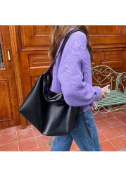 Big Casual Women Shoulder Bag Soft Collapse Bolsos Feminina Handbag Luxury Design Crossbody Hobo Messenger Bag Large Capacity