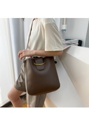 Women's PU Leather Handbags Casual Women's Handbag Black White Shoulder Bag Women's Crossbody Bag