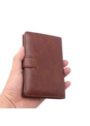 Men Passport Cover Organizer Russian Driver's License Documents Case PU Leather Credit Card Holder Porte Carte Bancaire Card Pouch