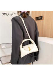 PU Leather Solid Color Flap Messenger Bag Design Lady Casual Flap Crossbody Bag For Women Christmas Gifts