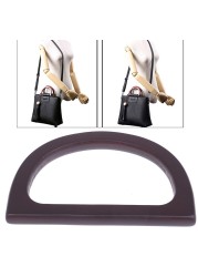 1Pcs Wooden Bag Handle Replacement For DIY Purse Making Handbag Shopping Bandolera Bolsas Bag Strap Сумка Luggage Handle