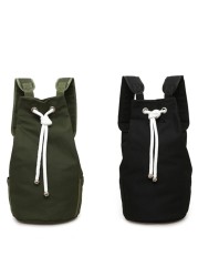 Drawstring Bag Sports Waterproof Pouch Backpack Pull Rope Canvas Gym Bag Mochila Bag High Quality Large Capacity Bags