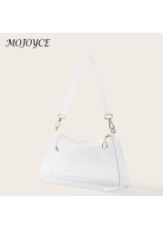 Ladies PVC Transparent Bag Fashion All-Match Messenger Bag Women Travel Handbag for Ladies Women Outdoor Shopping