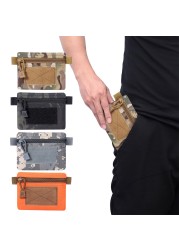 Nylon Outdoor EDC Mall Pouch Multifunctional Waterproof Mini Portable Travel EDC Tool Wallet Pocket Zipper Waist Bag