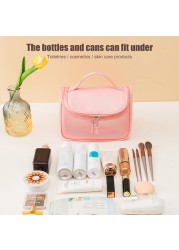 PVC Waterproof Large Capacity Cosmetic Bag Clear Zipper Portable Makeup Bags Waterproof Travel Portable Pouch