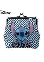 2022 Disney Stitch Female Small Wallet Luxury PU Wallet Coin Purses Women Girl Trend Card Holder Designer Clutch Bag Cartoon