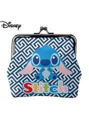 2022 Disney Stitch Female Small Wallet Luxury PU Wallet Coin Purses Women Girl Trend Card Holder Designer Clutch Bag Cartoon