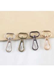 5Pcs Bag Metal Belt Buckle Swivel Trigger Buckle Lock Swivel Buckle Snap Hook Clip DIY Keychain Ring Keyring Craft Bag Hardware Parts