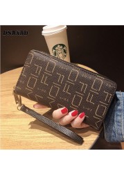 Luxury Designer Women Wallet 2022 New Long Zipper Wrist Purses Multi Card Stand Clutch Bag Coin Purse Card Holder