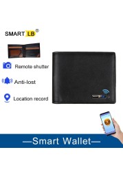 Smart wallet for men bluetooth tracker gps anti-lost gadget gift for parents