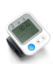 BOXYM Medical Digital LCD Wrist Blood Pressure Monitor Automatic Sphygmomanometer Tonometer Wrist Sphygmomanometer Meter