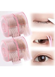 600pcs Invisible Eyelid Sticker Lace Eye Lift Double Strips Eyelid Tape Shadow Makeup Breathable Adhesive Stickers L/S Style