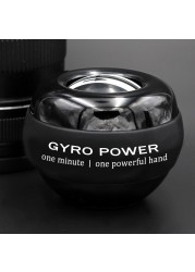 LED Wrist Ball Self Starting Gyroscope Energy Ball Gyro Strength Ball Muscle Relax Arm Wrist Strength Trainer Fitness Sports Equipment