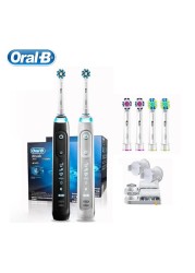 Oral-B Electric Toothbrush 9000 Deep Clean Electric Toothbrush Bluetooth Smart 3D Technology Sonic Toothbrush 6 Mode Rechargeable