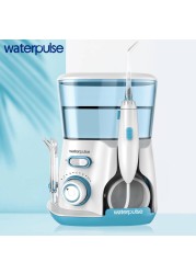 Waterpulse-Water Flosser V300G, Oral Irrigator 5 Pieces, Electric Cleaner, Oral Hygiene Dental Floss 800ml, Cleaning With Water