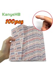 100pcs 2 Kinds Band-aids Waterproof and Breathable Medical Band Aid Sterile First Aid Bandage Wound Balance Patch First Aid