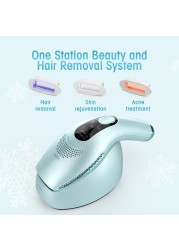 DEESS GP590 Laser Epilator Permanent Hair Removal 0.9s Painless Cool Ipl Laser Hair Removal Machine Unlimited Flashes Dropship