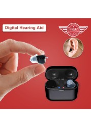 New SR61 Hearing Aids Rechargeable Acoustic Deaf/Elderly Adjustable Wireless Invisible Ear Speaker Drop Shipping