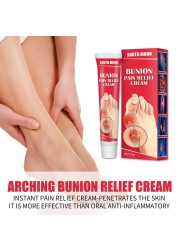 20g Bunion Gout Pain Relief Ointment Toe Joint Valgus Corrector Cream Hallux Knee Lumbar Arthritis Treatment Medical Plaster