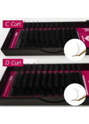 Abonnie All Volume C/D/L Classic Individual Curl Eyelash Extension Eye Lashes Tray Russian Volume Matte Eyelashes