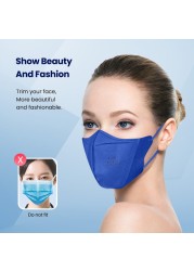 10-100 قطعة أقنعة KN95 Mascarillas Colores ffp2fan قناع الوجه FPP2 وافق masque FFP 2 Mascarilla FPP2 homology ada 4 رقائق الكبار