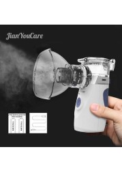 Health Care Mini Handheld Inhaler Atomizer Silent Ultrasound Einalador Nebulizer Inhaler For Children Adults