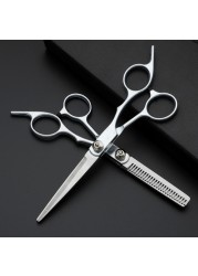 hairdressing scissors 6 inch hair scissors professional barber scissors cutting thinning styling tool hairdressing shear