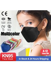 Kids kn95 Masks ffp2mascarillas Fish ffp2 Ninos Child Respirator Mouth Mask Respirator N95 Mask KN95 Mascarillas Infantil