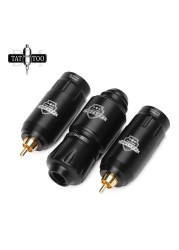 Mini Rocket Tattoo Machine Set 2pcs Wireless Tattoo Power Supply RCA Interface Rotary Tattoo Pen Kit