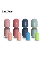 Soundproof Sleeping Earplugs Sleeping Earplugs Special Mute Soft Slow Rebound Student Anti Noise Protection Anti Ronco Earplug