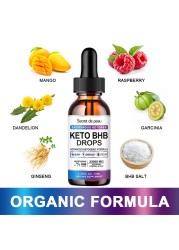 SDP Keto Drops Powerful Fat Burner Suppress Appetite Ketone Daily Supplement Keto Drops Replenish Energy Weight Loss Slim Product