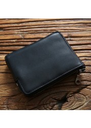 SIKU Genuine Leather Wallet Handmade Coin Purses Holders Brand Women Wallet