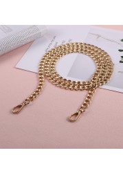 Chain Shoulder Crossbody Bag Metal Strap Handbag Chains Female Shoulder Bag Strap DIY Purse Handles Bag Accessories