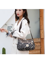 Women Shoulder Bags Gilr's Messenger Bags Female Good Quality Diagonal Bag Multi-Pocket Ladies Bag Oxford Crossbody Bags Women