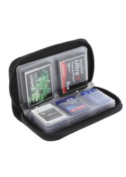 Memory Card Case Men Women SDHC MMC CF Memory Card Case for Micro SD TF ID Storage Stick Carrying Case