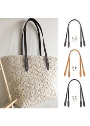 Women Canvas Shoulder Bag Handle Messenger Strap for Bag Accessories Handbag Strap Crossbody Bags Parts with 4pcs Rivets