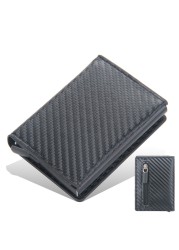 Smart Wallet Men RFID Aluminum Alloy Smart Wallet Pop Up Fashion Wallet Credit Card Holder Men Small Mini Wallet Coin Purse