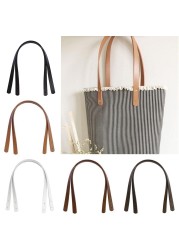 1 Pair Women Bag Strap Detachable PU Leather Handle Lady Shoulder Bag DIY Replacement Accessories Handbag Band Handle Strap Band