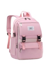 2021 Children Backpack New Large Capacity School Bags Teenagers Leisure Backpack Lightweight Wearable British Style