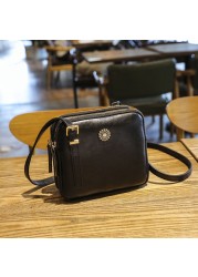 Women's leather handbag casual fashion brand design crossbody bag single shoulder bag free shipping